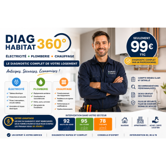 Diag Habitat 360° – Électricité, Plomberie & Chauffage
